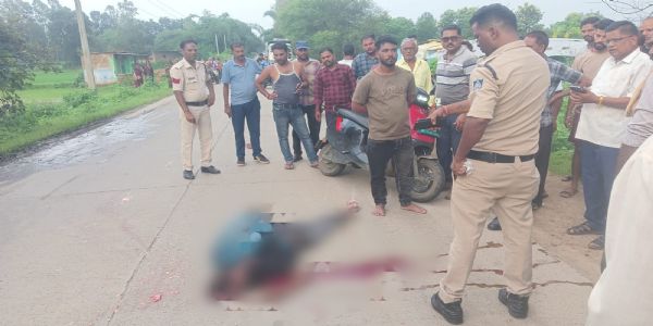 अनूपपुर: धनगवां के पास तेज बाइक से गिरी युवती को अज्ञात वाहन ने कुचला, युवक घायल