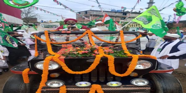 मोहम्मद साहब की जयंती पर खूंटी में निकला जुलूस-ए-मोहम्मदी