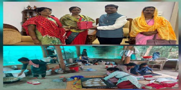 महिलाओं ने ऑर्गेनिक काजू व गुड़ से तैयार की खास बस्तर काजू-कतली’ वन मंत्री ने किया प्राेत्साहित