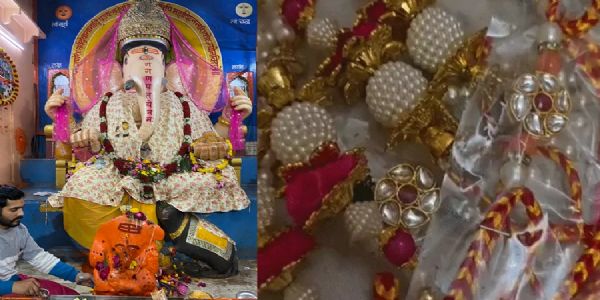 उज्जैन के बड़े गणेश के लिए अमेरिका-लंदन तक से आईं राखियां, रिद्धि-सिद्धि के लिए भेजी साड़ी