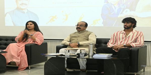 उप मुख्यमंत्री अरुण साव ‘खेलो इंडिया संवाद’ कार्यक्रम में हुए शामिल
