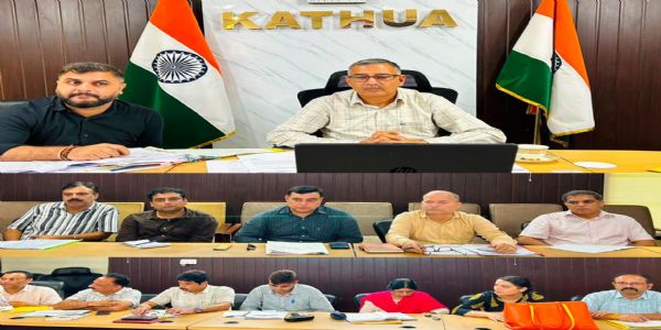 विकास कार्यों में तेजी और गुणवत्ता सुनिश्चित करें-डीसी कठुआ