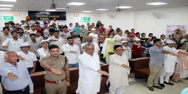 एमएम कॉलेज में गूंजा पीएम मोदी का संदेश : ‘खेल और युवा ऊर्जा से ही साकार होगा विकसित भारत’