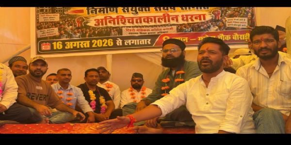 मुस्लिम समुदाय के लोगों ने दिया भाईचारे का संदेश
