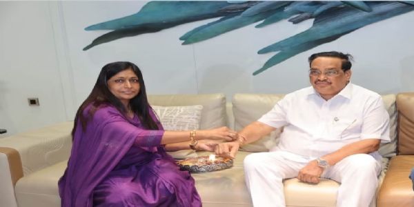 Minister C.R. Patil greeted the citizens Minister C.R. Patil greeted the citizens