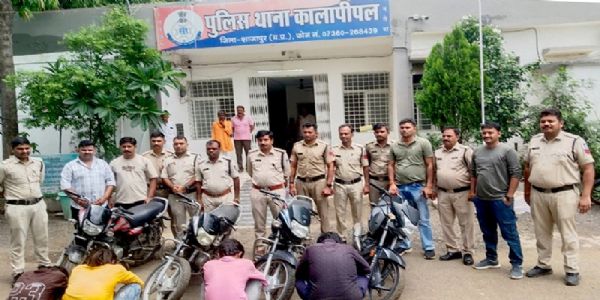 मप्र पुलिस की वाहन चोर गिरोहों पर प्रभावी कार्यवाही, अगस्त में 124 चोरी किए गए वाहन जब्त
