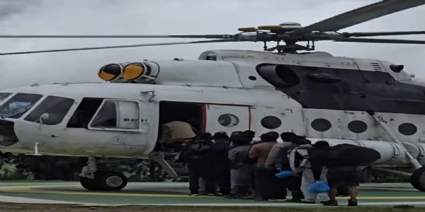 नेपाल के रसुवा में बाढ़ के बाद बड़े पैमाने पर रेस्क्यू ऑपरेशन जारी, 163 विदेशी नागरिकों का हुआ रेस्क्यू