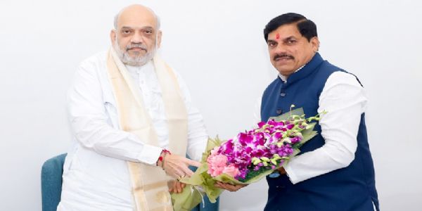 केन्द्रीय मंत्री अमित शाह से मिले मप्र के मुख्यमंत्री डॉ. यादव