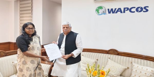 मंडल डैम के निर्माण कार्यों में तेजी लाने के लिए वैप्कोस की अध्यक्ष से मिले सांसद