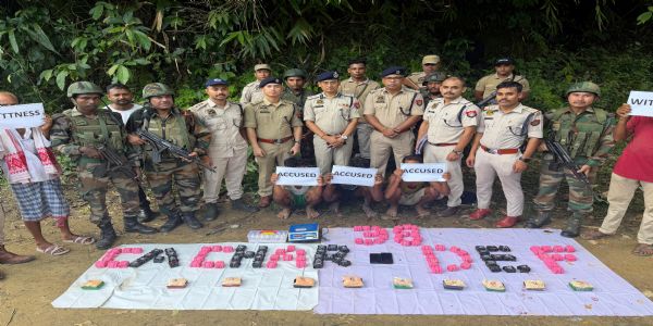 असमः कछार में 28 करोड़ रुपये के मादक पदार्थ जब्त, तीन तस्कर गिरफ्तार