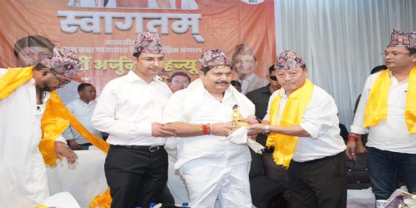 मंत्री अर्जुन सिंह ने मंगपू जनसभा में क्षेत्र के विकास का खाका किया पेश