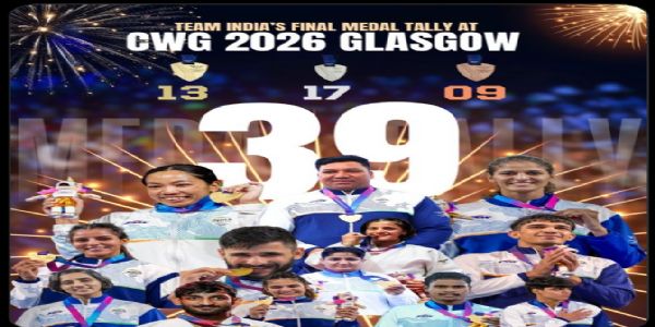 भारत ने राष्ट्रमंडल खेलों में जीते 39 पदक भारत ने राष्ट्रमंडल खेलों में जीते 39 पदक