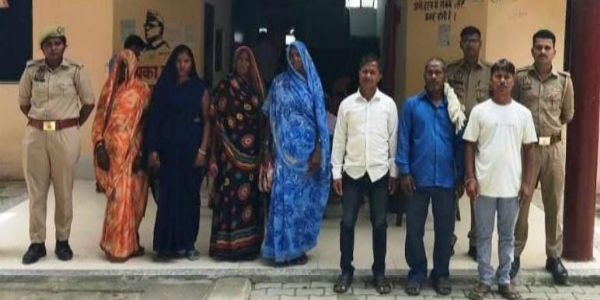 जौनपुर: सात वारंटियों को पुलिस ने किया गिरफ्तार