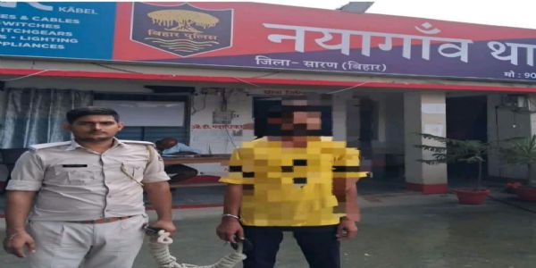 नयागांव पुलिस ने लूट कांड के फरार आरोपित चंदन राम को किया गिरफ्तार
