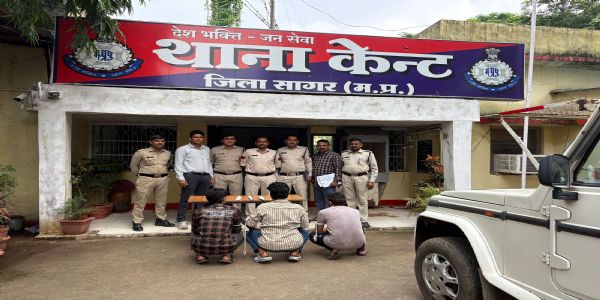 सागर: सोशल मीडिया पर चाकू के साथ फोटो डाल दहशत फैलाने वाला आरोपी गिरफ्तार