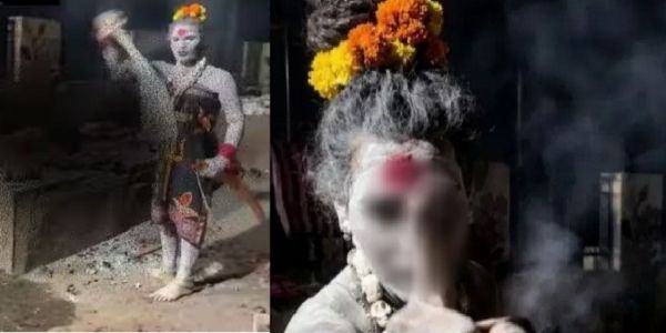 उज्जैन में किन्नर साधक का जलती चिता से मानव अवशेष खाने का वीडियो वायरल, संतों ने की कार्रवाई मांग