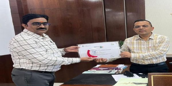 पीएमएफएमई योजना में राष्ट्रीय सम्मान पर कलेक्टर ने दी बधाई एवं शुभकामनाएं