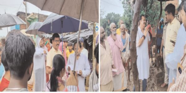 चित्रकूट में बाढ़ का पानी उतरते ही राहत कार्य तेज, कलेक्टर ने संभाला मोर्चा
