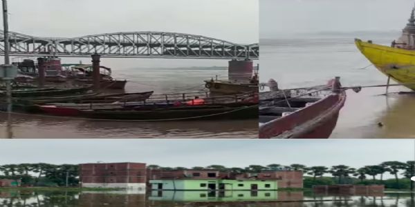वाराणसी में खतरे के निशान से 1.262 मीटर नीचे बह रही गंगा नदी, बलिया और गाजीपुर की स्थिति भयावह