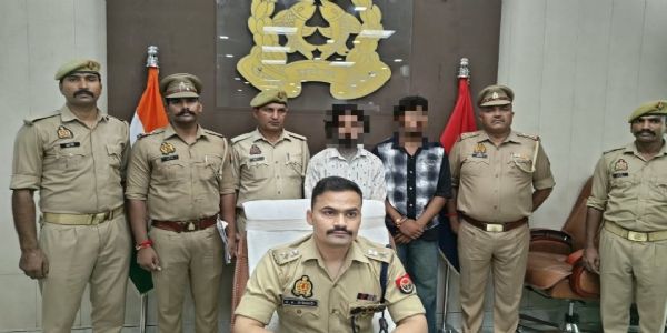 नजीबाबाद पुलिस ने सोने के जेवर सहित दो लुटेरे किये गिरफ्तार