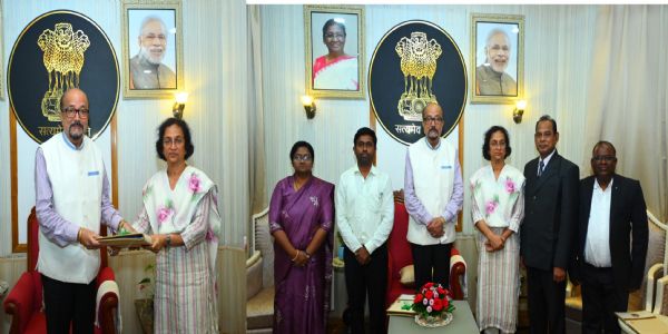 राज्यपाल डेका को लोक सेवा आयोग की अध्यक्ष शांडिल्य ने वार्षिक प्रतिवेदन सौंपा