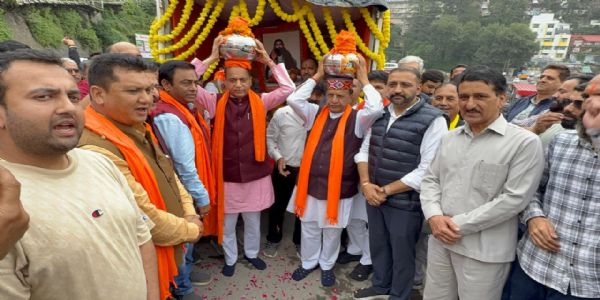 शिमला में गुरु रविदास जयंती पर निकली राष्ट्रीय कलश यात्रा, जयराम ठाकुर ने सामाजिक समरसता का दिया संदेश