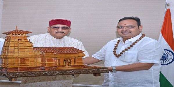 उत्तराखंड के लोक निर्माण मंत्री की राजस्थान के मुख्यमंत्री से शिष्टाचार भेंट