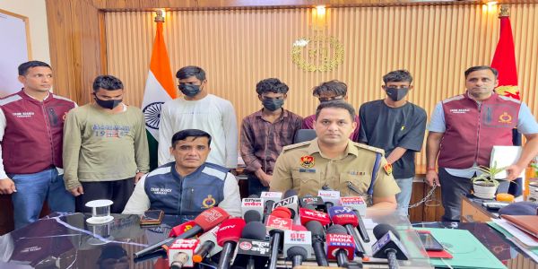 फरीदाबाद : एटीएम काटकर चोरी करने वाले गिरोह का पर्दाफाश, पांच आरोपी गिरफ्तार