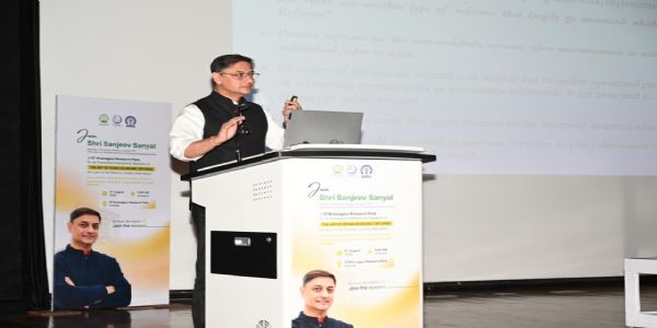 आईआईटी खड़गपुर में आर्थिक सुधारों पर संजीव सान्याल ने रखा व्यापक दृष्टिकोण