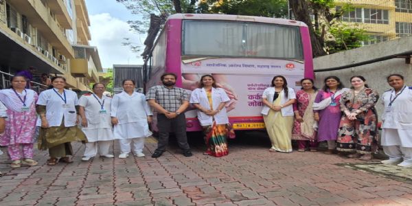कैंसर जांच घर के द्वार,अगस्त में पूरे ठाणे जिले घूमेंगी कैंसर वैन