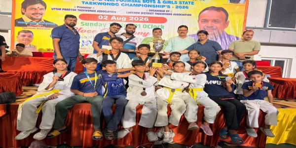 उप्र राज्य ताइक्वांडो प्रतियोगिता में मुरादाबाद का दूसरा स्थान, पदकों की हुई बौछार