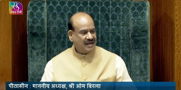लोकसभा अध्यक्ष ओम बिरला मंगलवार को सदन में लोकसभा अध्यक्ष ओम बिरला मंगलवार को सदन में