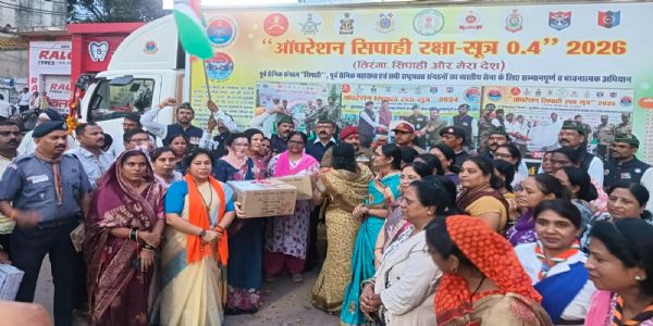 ऑपरेशन रक्षा सूत्र के तहत सैनिकों को भेजीं 14,142 राखियां