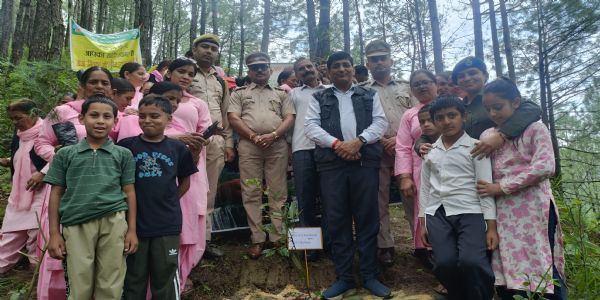 मझाण में वन महोत्सव : 250 पौधारोपण के साथ जंगलों के बचाव का महिलाओं ने लिया संकल्प..