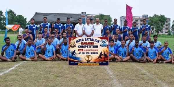 दो दिवसीय अंतर-वाहिनी कबड्डी प्रतियोगिता संपन्न, 52वीं वाहिनी बनी विजेता