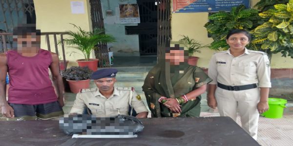 1.400 किलोग्राम गांजा के साथ दो अपराधकर्मी गिरफ्तार