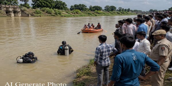 गंभीरी नदी में नहाने गए दो युवकों की डूबने से मौत, तीसरे ने तैरकर बचाई जान