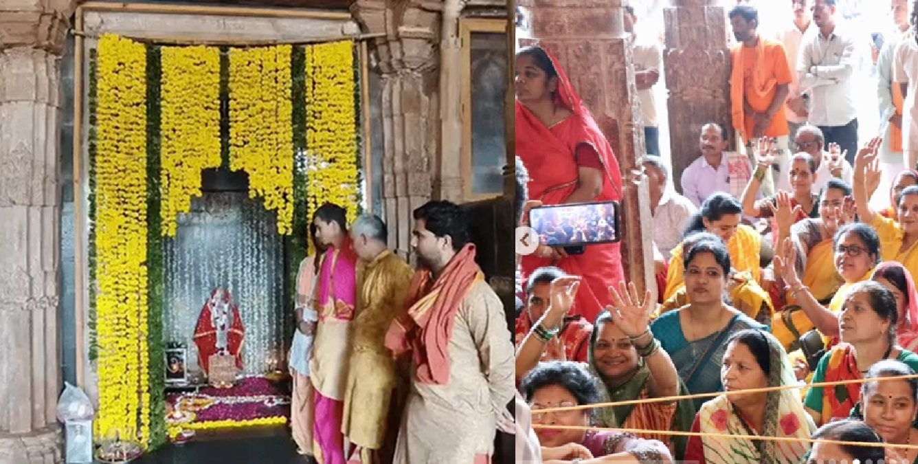 वैदिक मंत्रोच्चार के साथ मां वाग्देवी का पूजन किया गया वैदिक मंत्रोच्चार के साथ मां वाग्देवी का पूजन किया गया