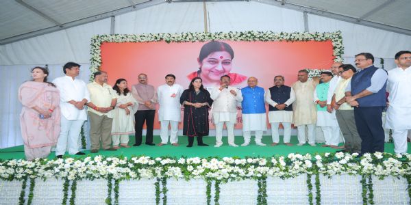 सुषमा स्वराज की पुण्यतिथि पर भाजपा नेताओं ने दी श्रद्धांजलि, 