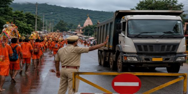 कांवड़ यात्रा : सरगुजा में भारी वाहनों के प्रवेश पर प्रतिबंध, रूट डायवर्जन प्लान जारी