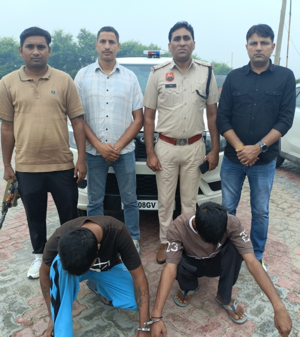 स्पेशल डिटेक्टिव यूनिट पुलिस गिरफ्त में दोनो आरोपी