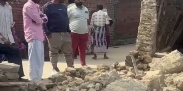 प्रतापगढ़ : मकान की दीवार गिरने से मलबे में दबकर वृद्ध की मौत