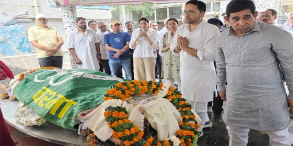 सोनीपत: इनेलो के संघर्षों के साथी ब्रिगेडियर ओपी चौधरी को अंतिम विदाई दी
