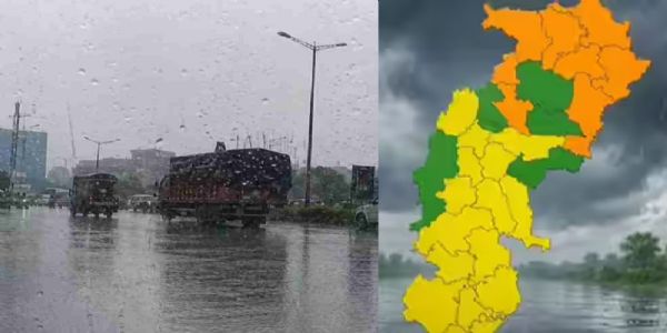 छत्तीसगढ़ में मानसून सक्रिय, उत्तर क्षेत्र में भारी वर्षा की संभावना