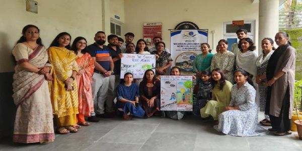 नशा निवारण पर पोस्टर मेकिंग व नारा लेखन का आयोजन