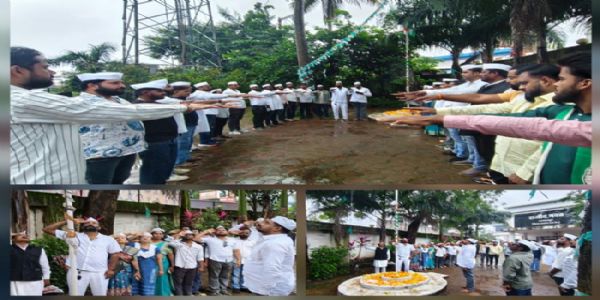 युवा कांग्रेस स्थापना दिवस पर राजीव भवन में फहराया कांग्रेस ध्वज, लिया संकल्प