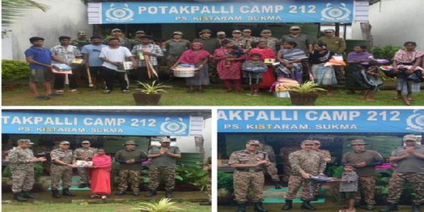 सीआरपीएफ ने किस्ताराम एक्सिस में मनाया विश्व आदिवासी दिवस