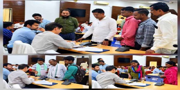 जनदर्शन में बस्तर कलेक्टर ने नागरिकों की सुनी समस्याएं, निराकरण के दिए निर्देश