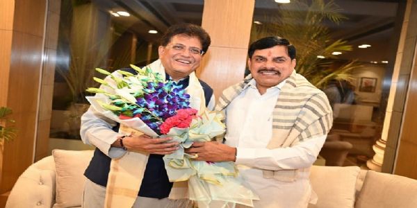 केंद्रीय मंत्री पीयूष गोयल से मिले मुख्यमंत्री डॉ. यादव, निवेश और औद्योगिक विकास को लेकर हुई चर्चा