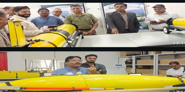 आईएनसीओआईएस में प्रतिनिधि मंडल को जानकारी देते हुए। आईएनसीओआईएस में प्रतिनिधि मंडल को जानकारी देते हुए।